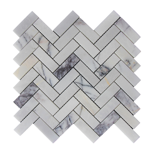 New York Herringbone Marble Mosaic 25 x 75 x 7mm